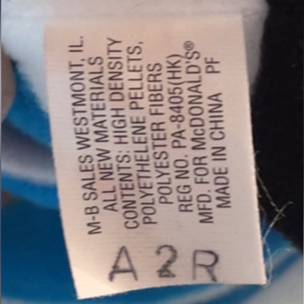 ‘98 - Ty Rocket BlueJay Beanie & Teenie Beanie Baby - Picture 12 of 12